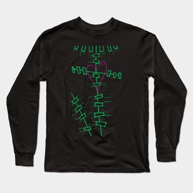 Cross my heart and hope to be stitched up dress Long Sleeve T-Shirt by KO-of-the-self